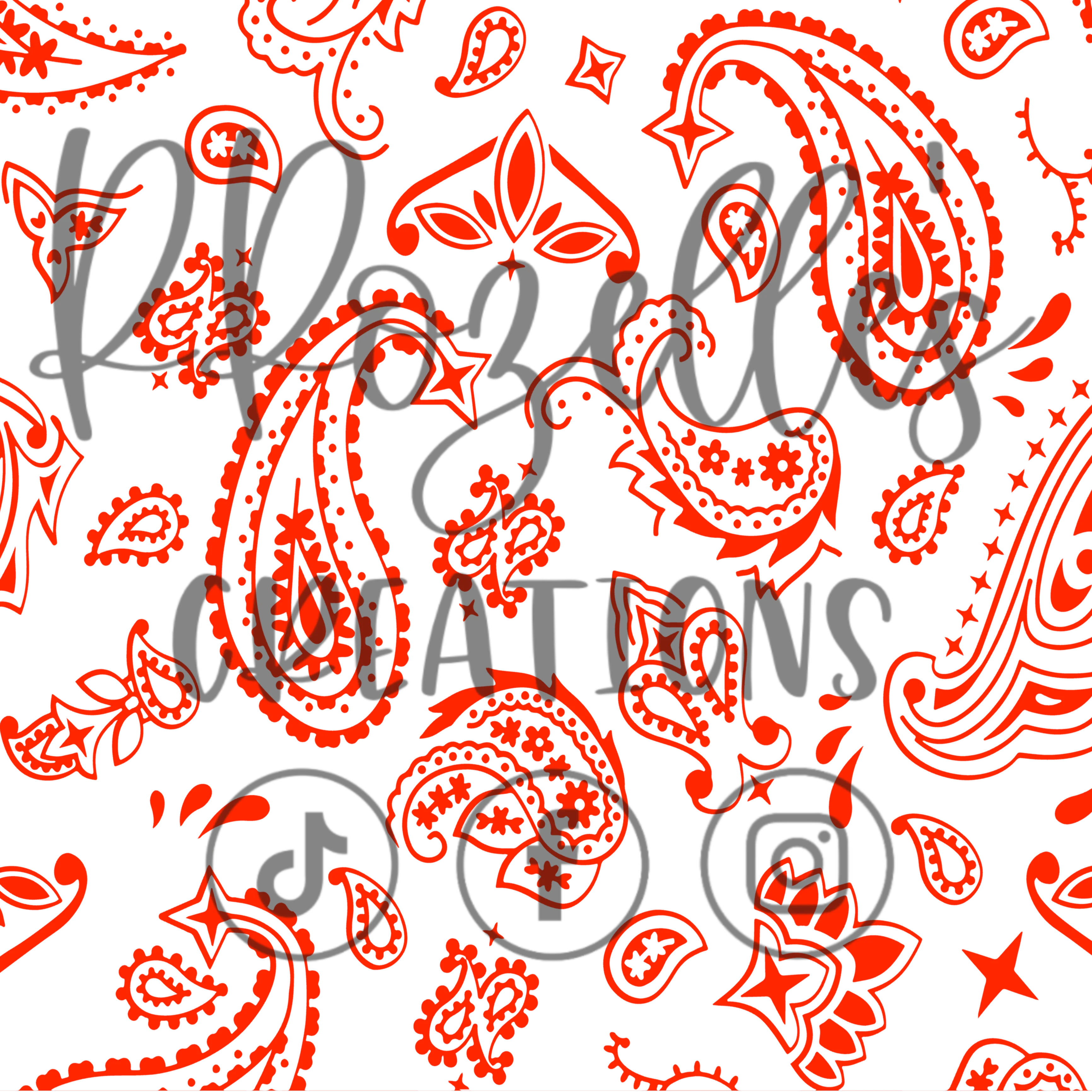 Bandana- SVG Template