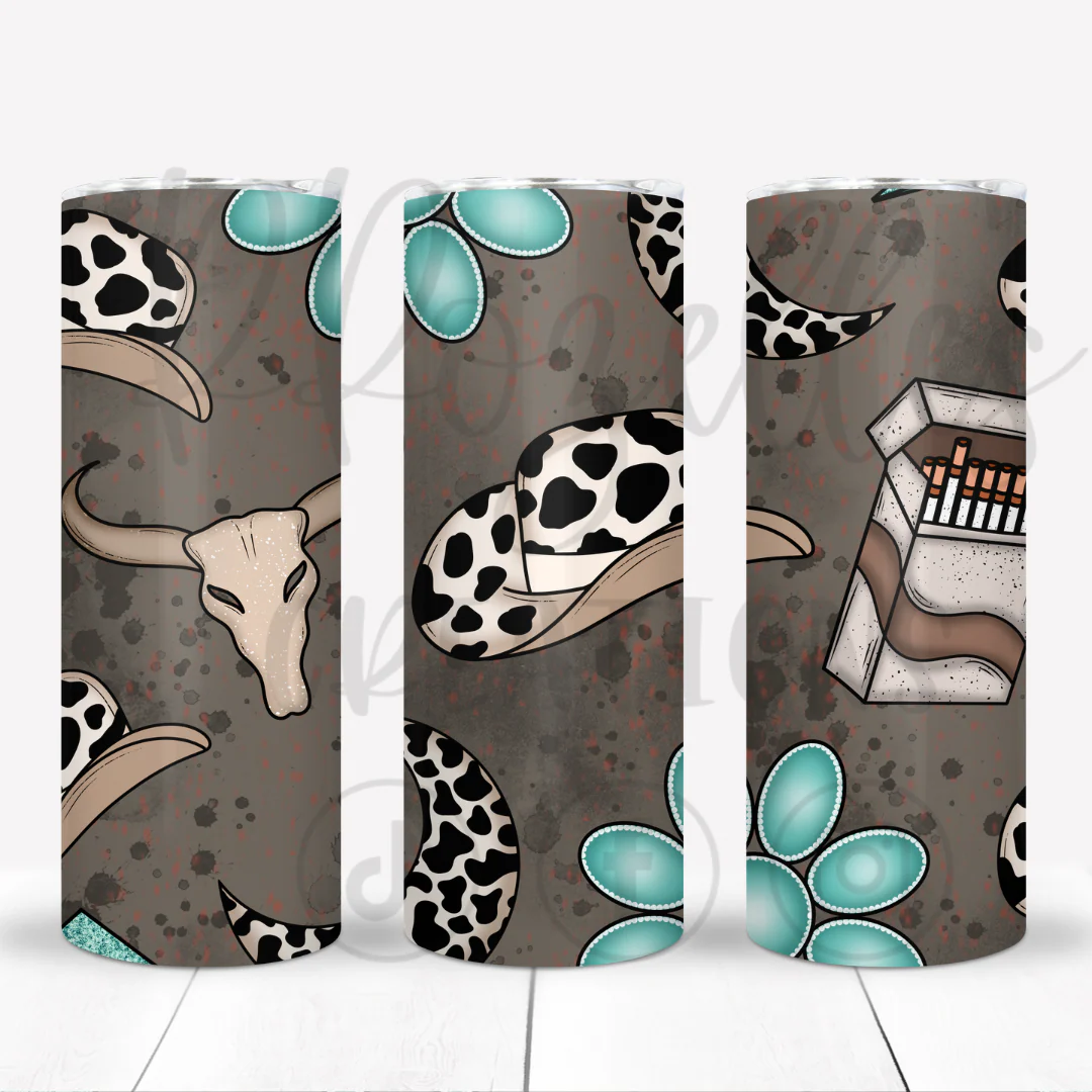 Cowboy Cowprint- Large Print - Image 2