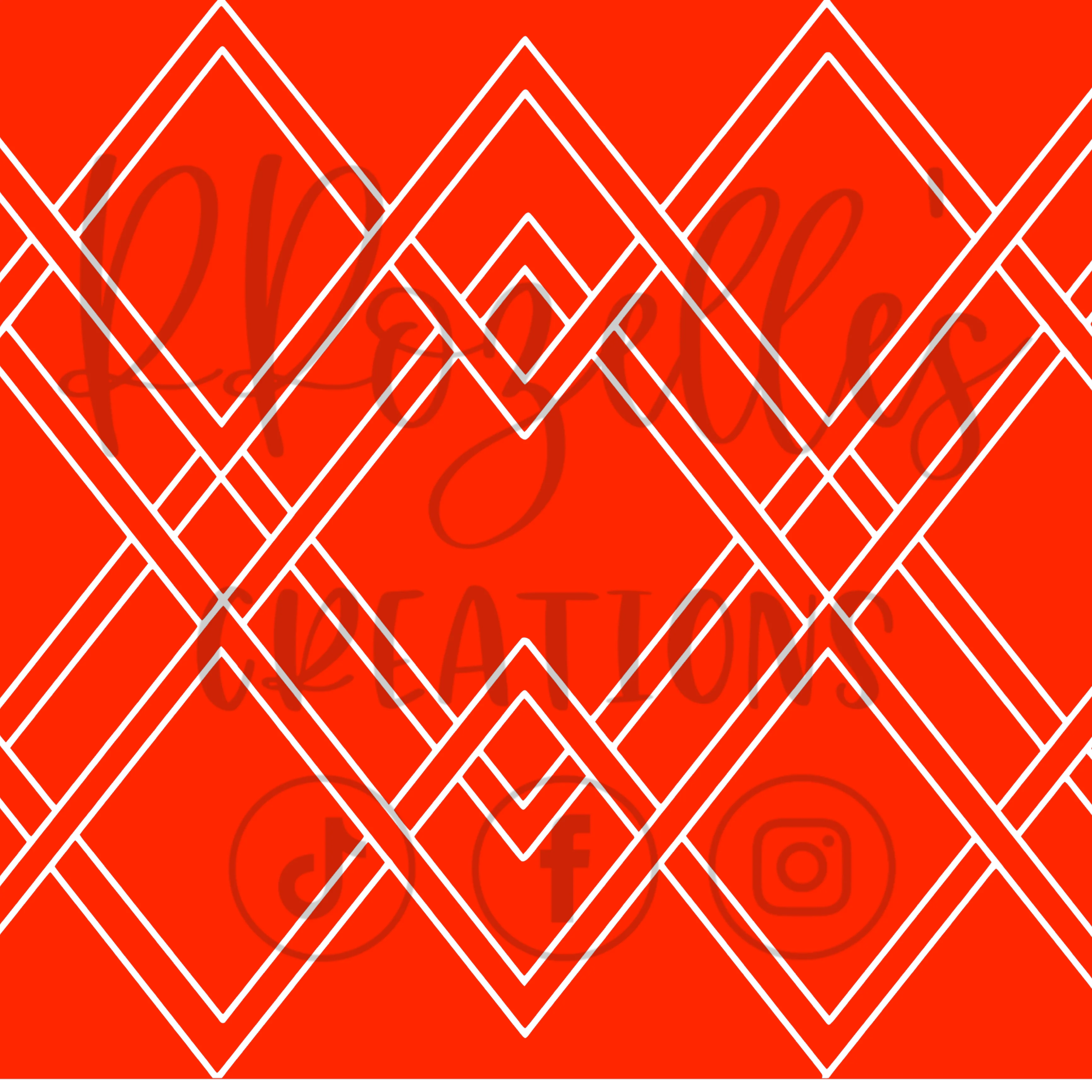 Criss Cross Diamond- SVG Template