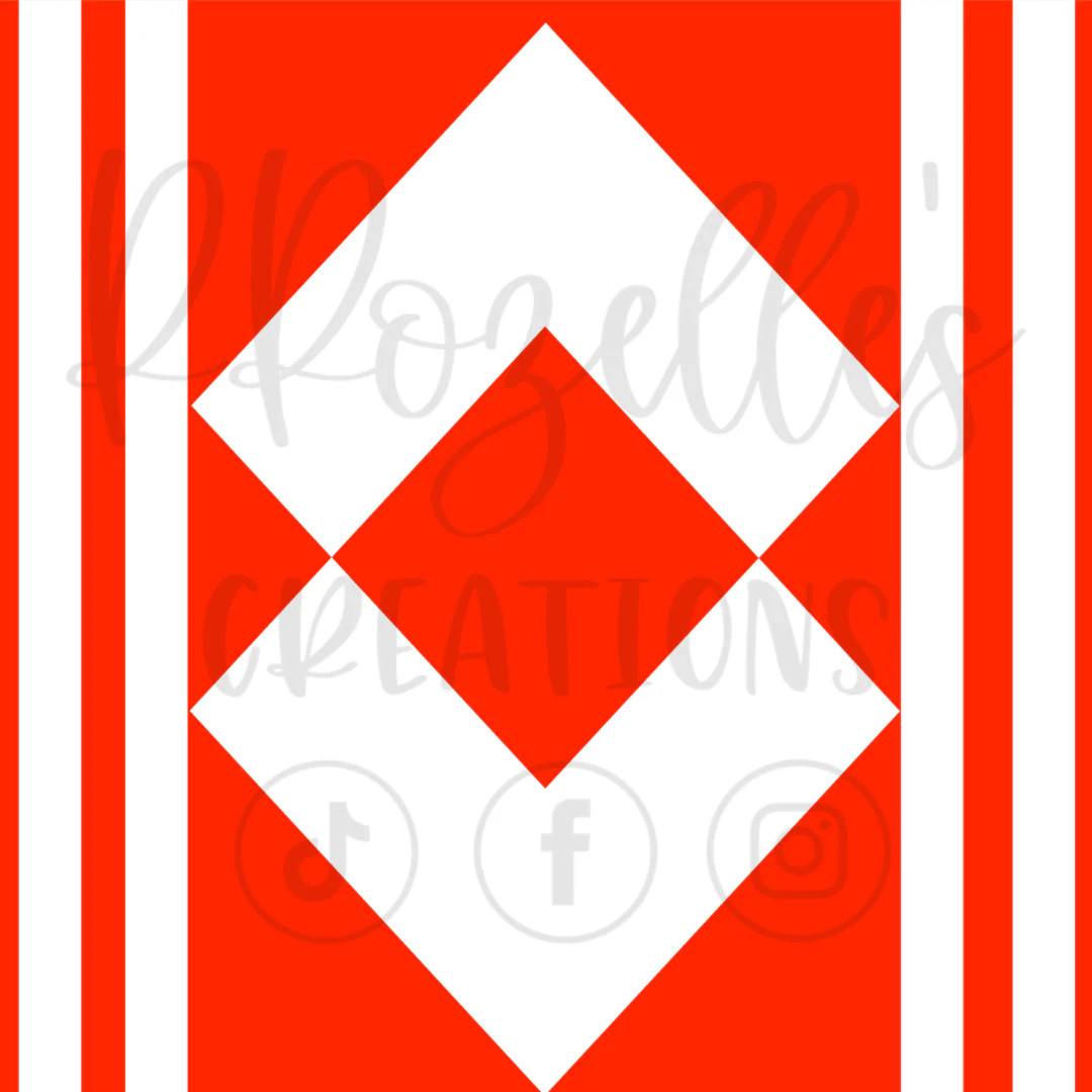 Double Diamond- SVG Template