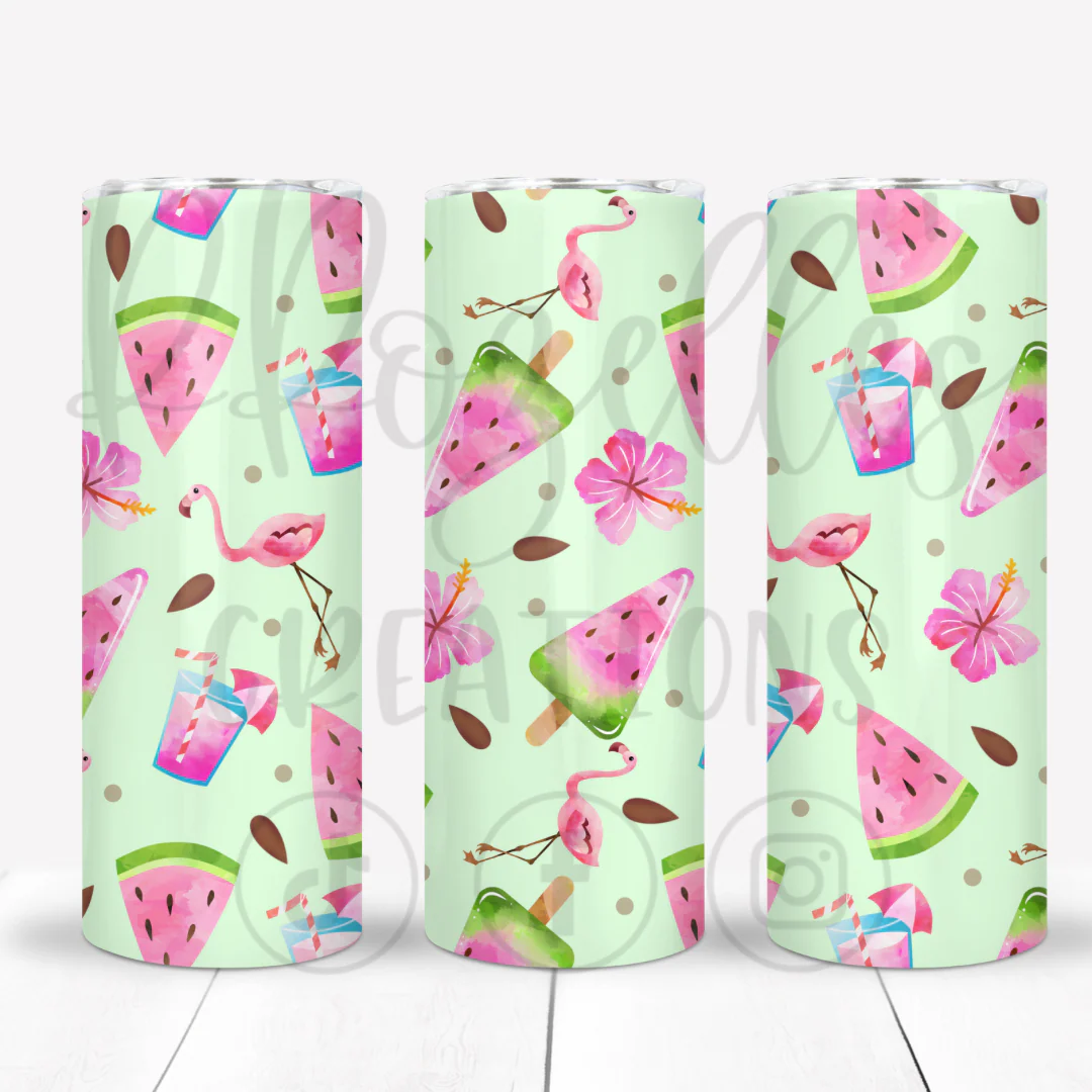 Flamingo Watermelon Seamless-Large - Image 2