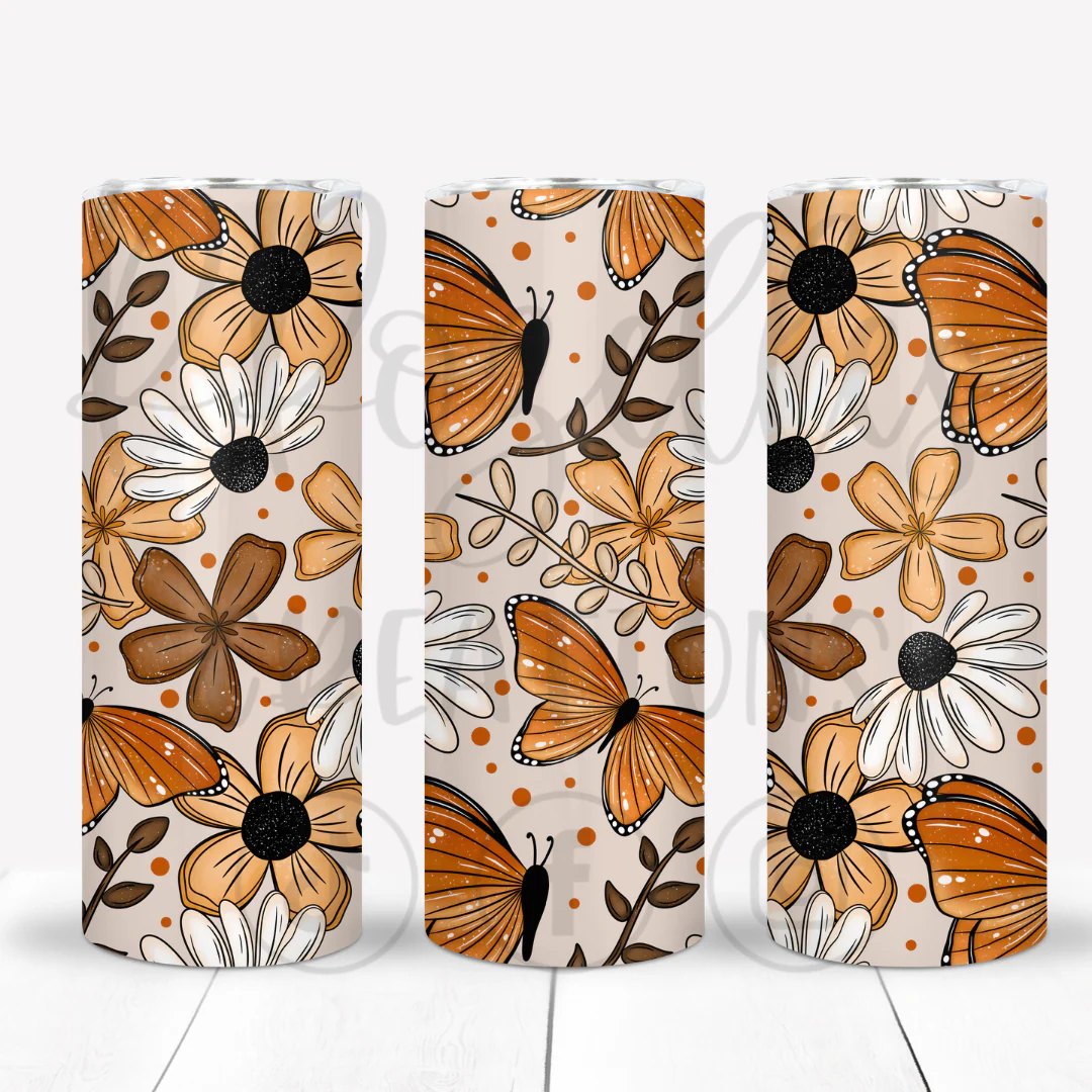 Floral Fall Butterfly-Scaled Print - Image 2