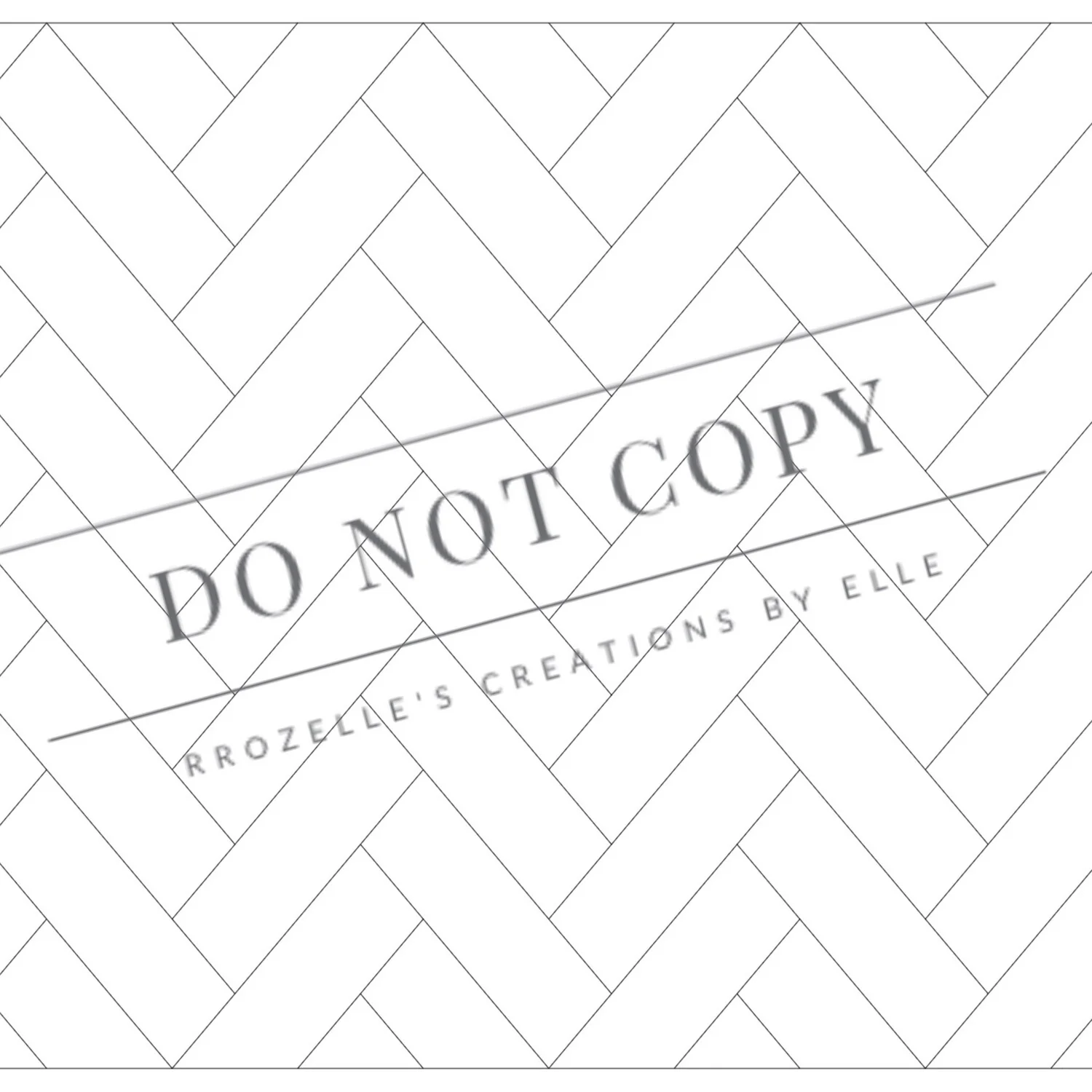 Herringbone SVG Template