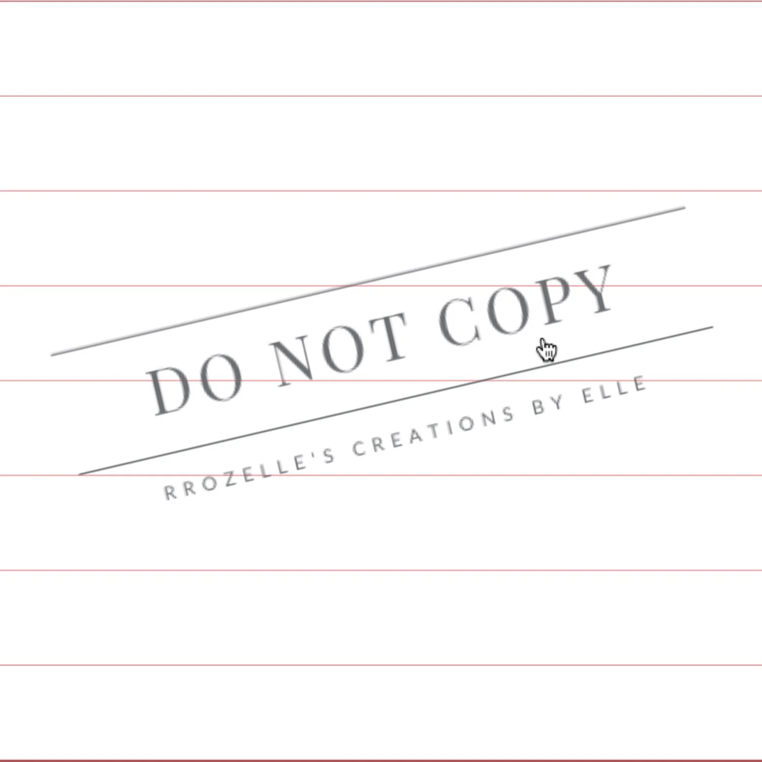 Horizontal Stripes SVG Template