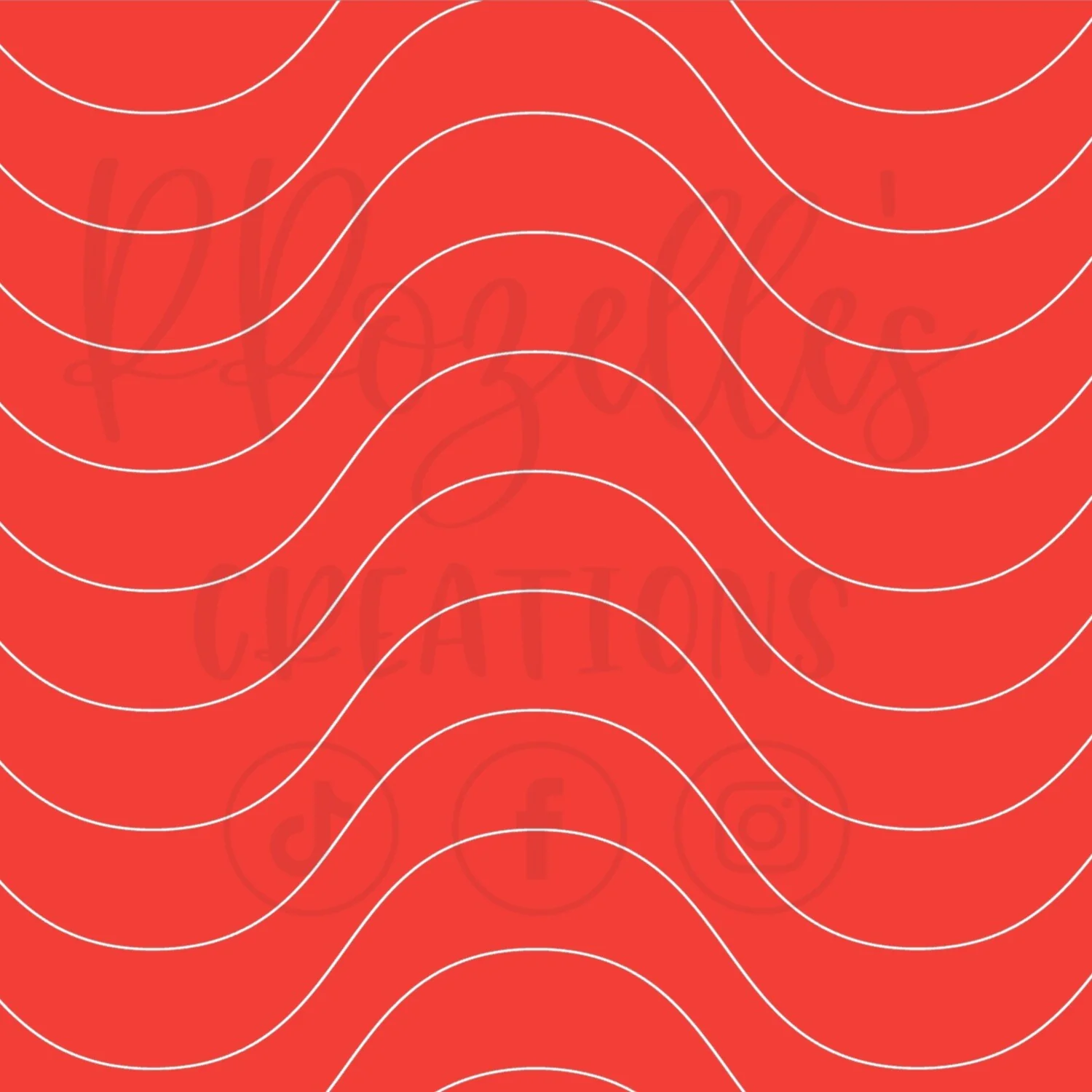 Horizontal Swirls Template