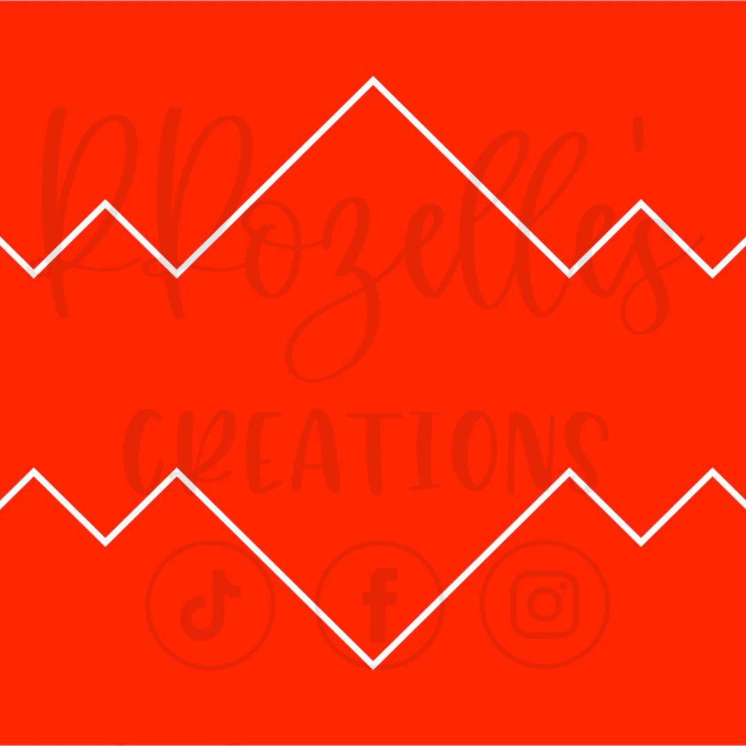 Mountain Cut OFFSET- SVG Template