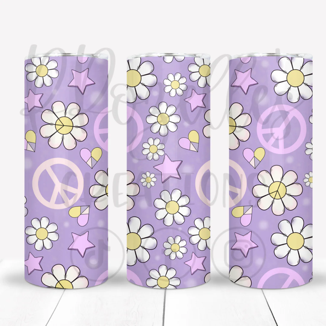 Peace Floral Retro Seamless - Image 2