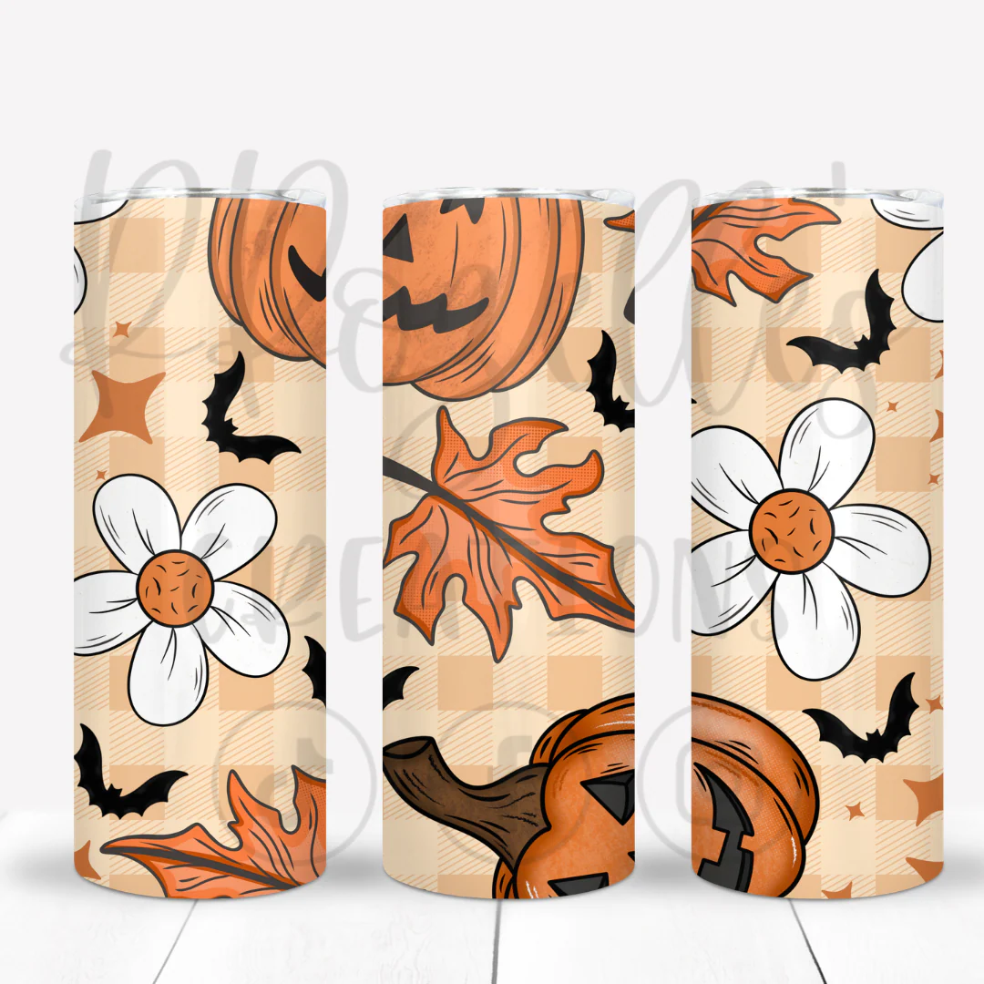 Pumpkin Plaid- Large Print - Image 2