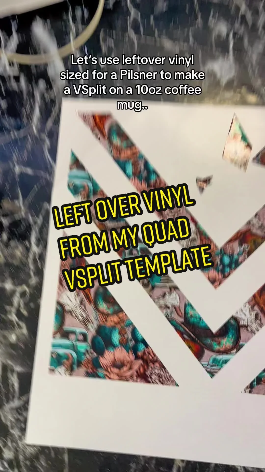 Quad VSPLIT SVG Template - Image 2