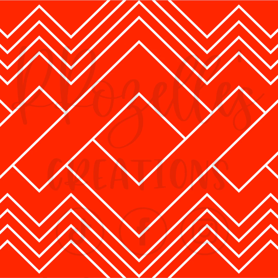 Savage Zig Zag OFFSET- SVG Template