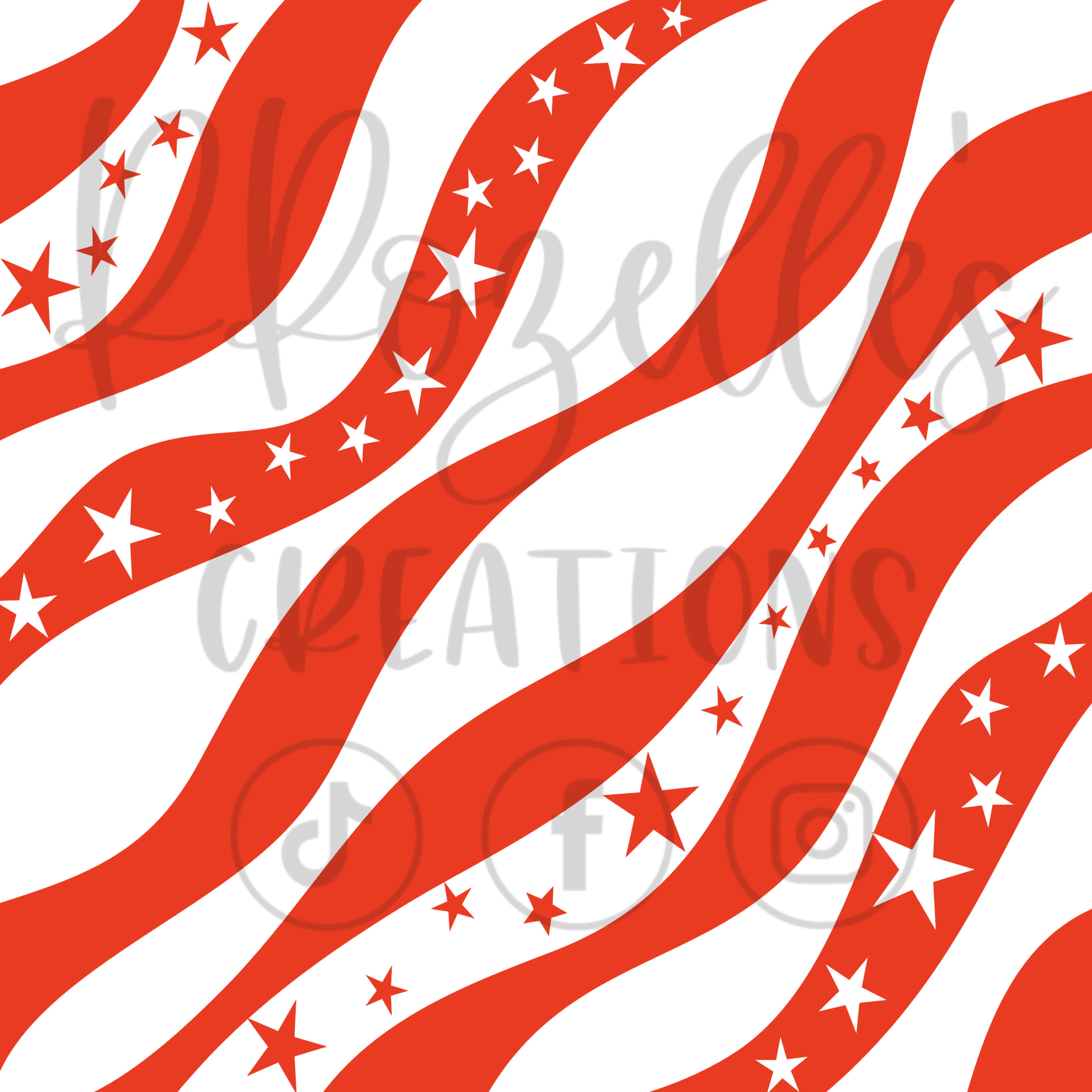 Star Swirly Banner SVG Template