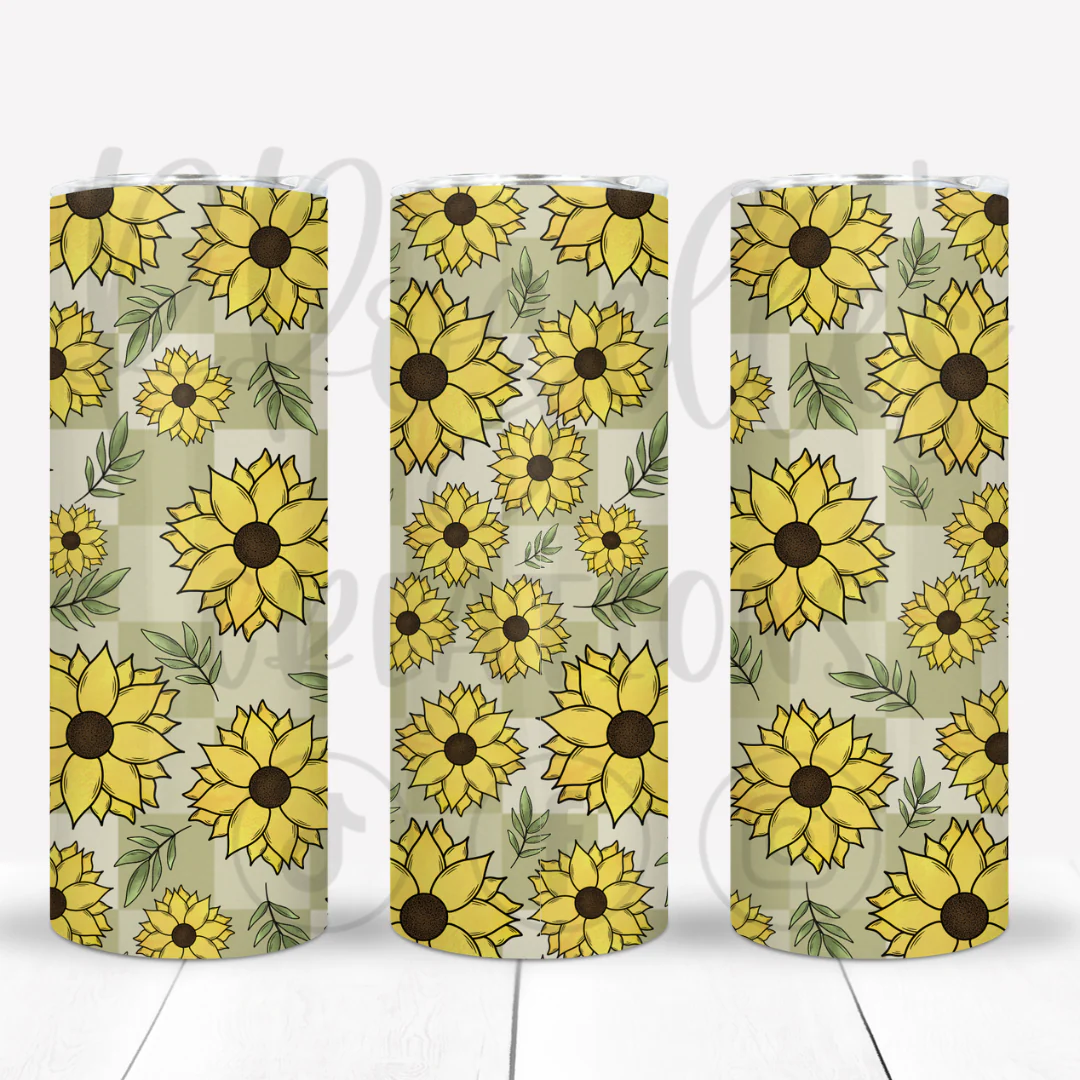 Sunflower Cream Plaid Seamless - Image 2