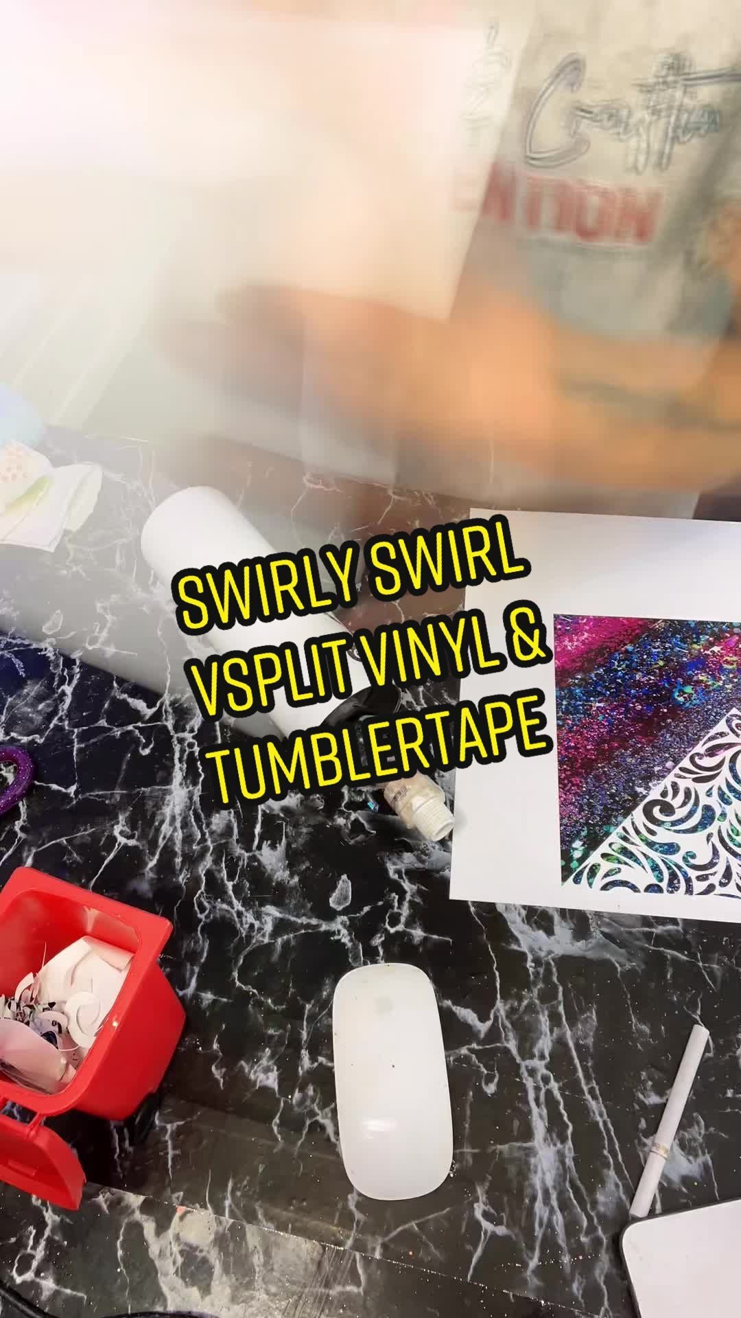Swirly Swirl VSPLIT SVG Template - Image 2