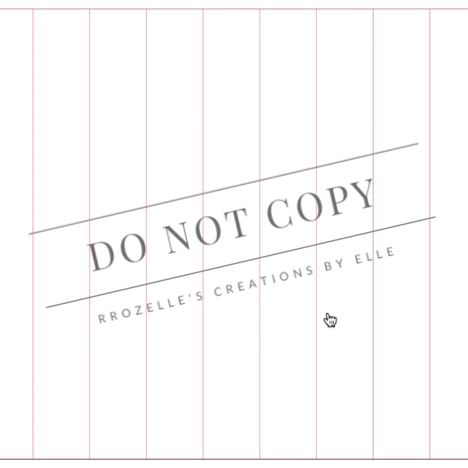 Vertical Stripes SVG Template
